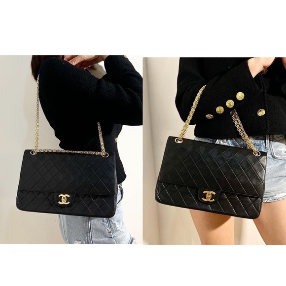 SOLD**Chanel Vintage Bijoux Chain Medium Double Flap Bag - Picture 15 of 15